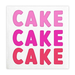 Beverage Napkins - Cake Cake Cake
