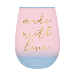 Stemless Wine Glass - Made With Love