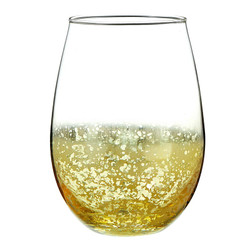 Stemless Wine Glass - Gold