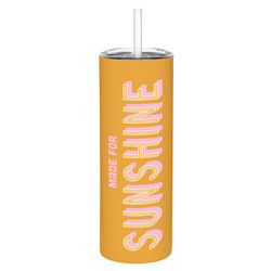 Stainless Steel Skinny Tumbler - Sunshine