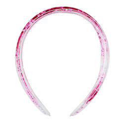 Confetti Headband - Pink Stars
