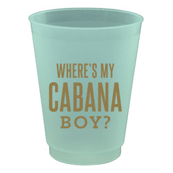 Disposable Cup- Cabana Boy