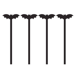 Acrylic Stir Sticks - Bat