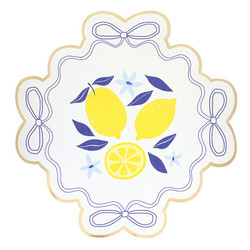 Foil Paper Placement - Lemon - Set of 24