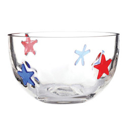 Star Icon Glass Snack Bowl