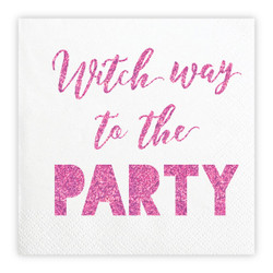 Beverage Napkins - Witch Way to the Party