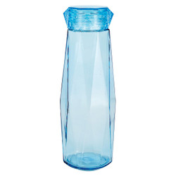 Faceted Water Bottle - Blue