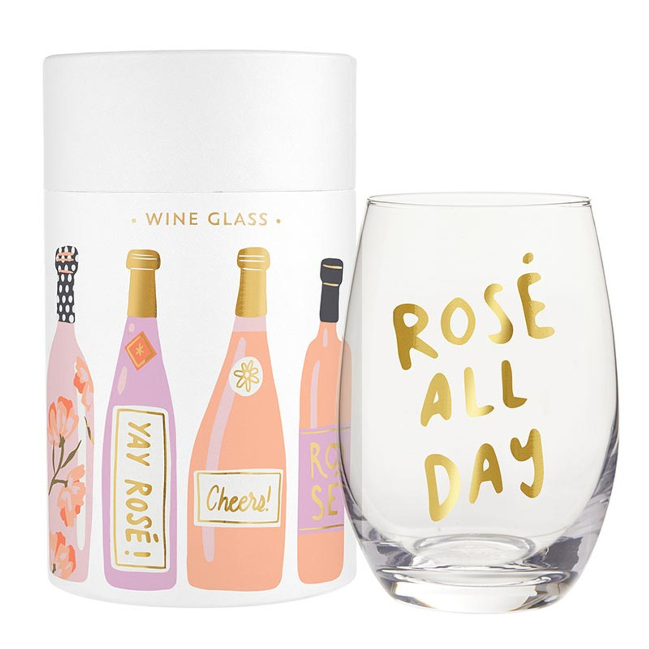 Stemless Wine Glass - Rose All Day - [Consumer]Slant Collections