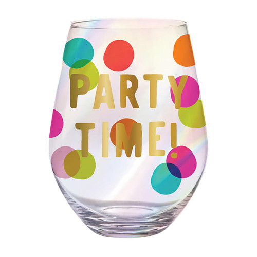 Jumbo Wine Glass - Party Time