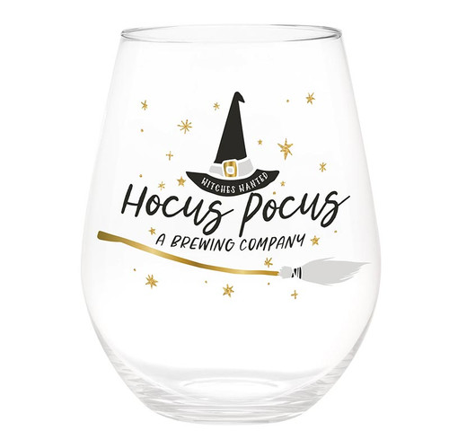 Jumbo Stemless Wine Glass - Hocus Pocus