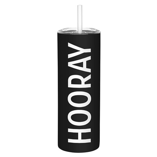 Stainless Steel Skinny Tumbler - Hooray