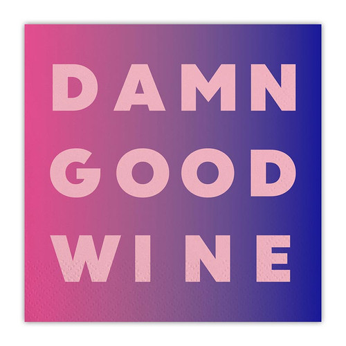 Beverage Napkins - Damn Good Wine