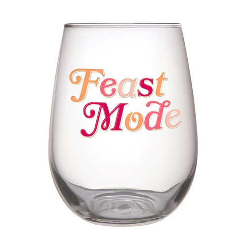 Stemless Wine Glass - Feast Mode
