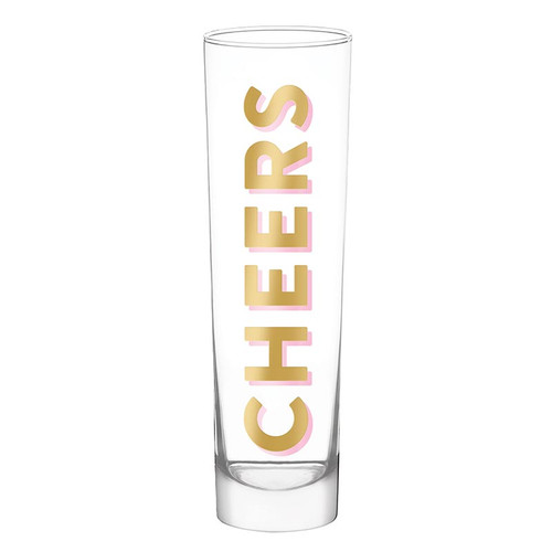 Flat Champagne Glass - Cheers