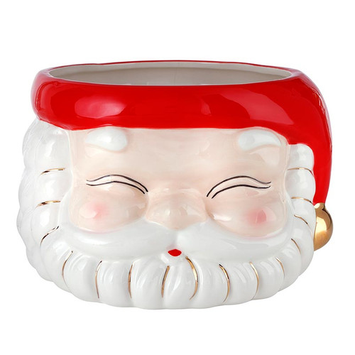Ceramic Ice Bucket - Santa