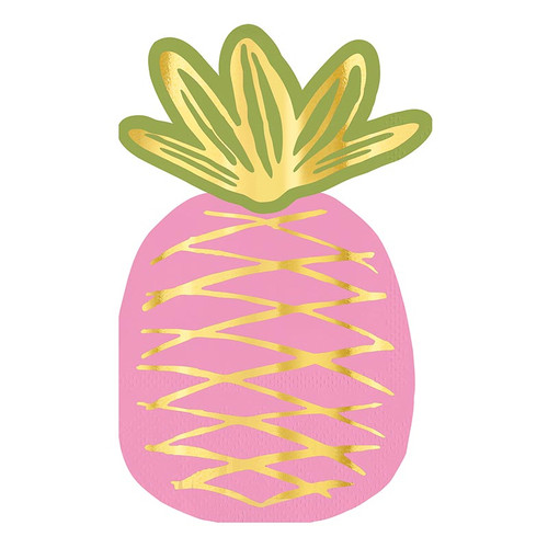 Shaped Napkins - Pineapple - 20ct