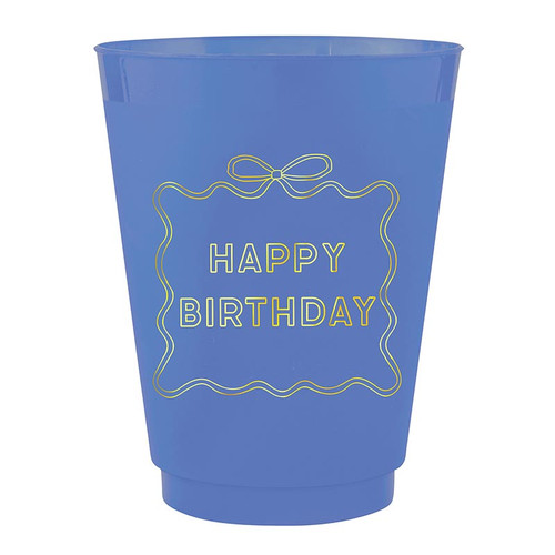 Frost Cups - Happy Birthday - 8ct