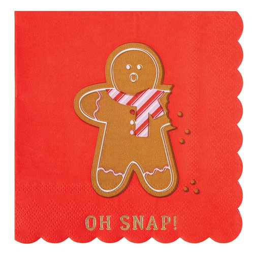 Beverage Napkins - Holiday Gingerbread