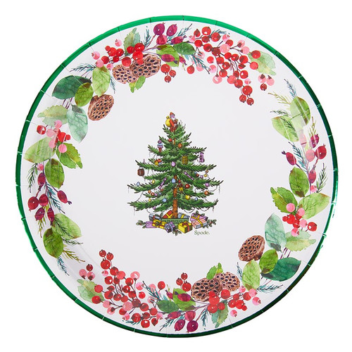 Paper Dinner Plate - Spode Pinecones 