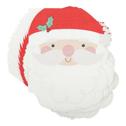 Lunch Napkins - Santa Face