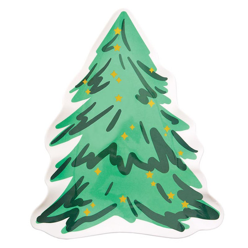 Melamine Platter - Holiday Trees 