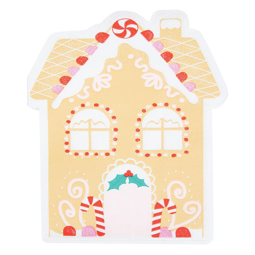 Lunch Napkins - Gingerbread House