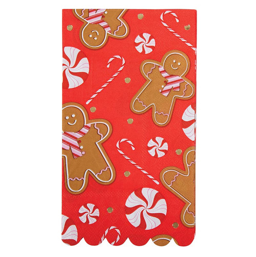 Guest Napkins - Holiday Gingerbread