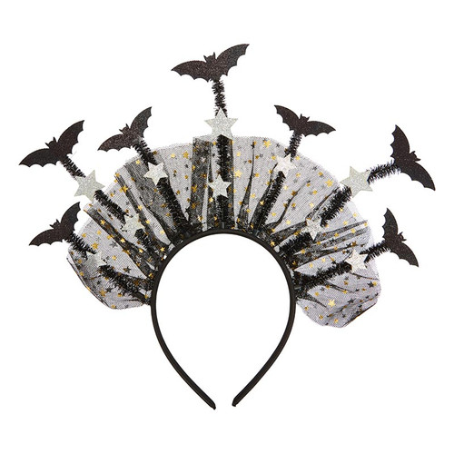 Headband - Bat Stars Halloween