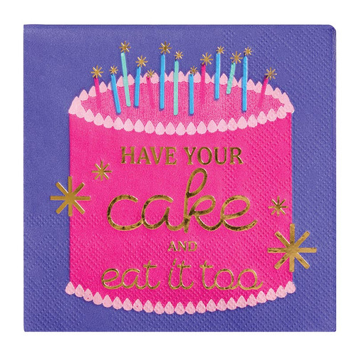 Beverage Napkins - Have Your Cake