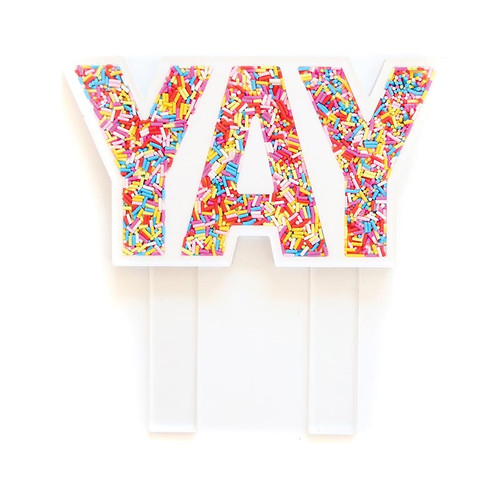 Cake Topper - YAY