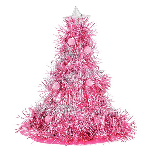 Christmas Party Hat - Pink Tree