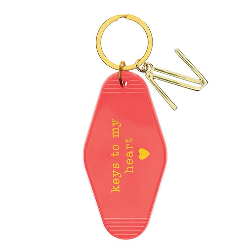 Plastic Key Tag - Keys To My Heart