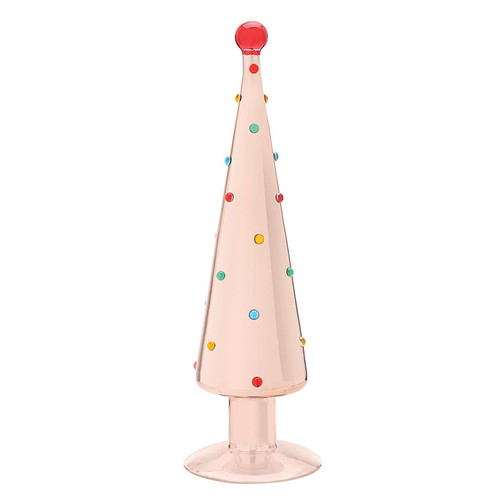 Beaded Pink Glass Tree - Medium
