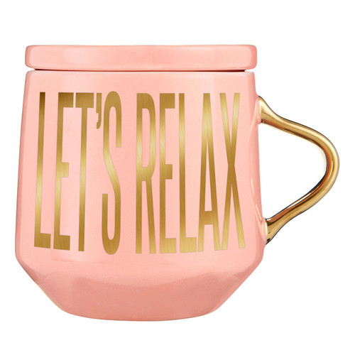 Mug and Coaster Lid - Let's Relax