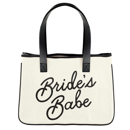 Mini Canvas Tote - Bride's Babe