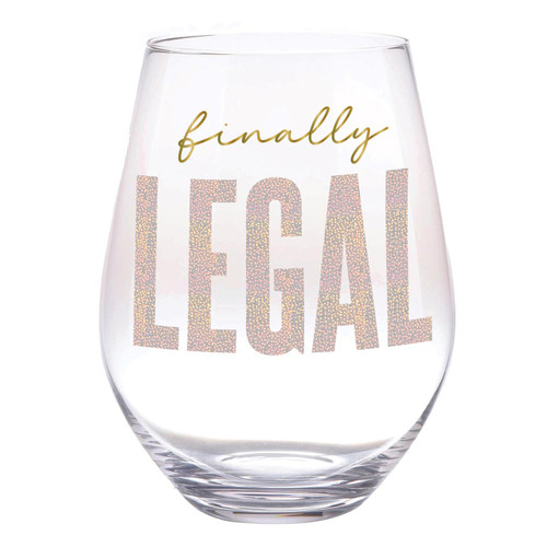 Jumbo Wine Glass - Finally Legal