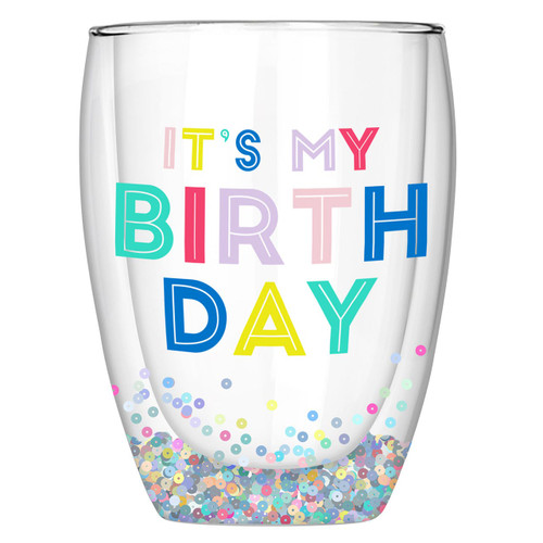 Double-Wall Glass - It's My Birthday