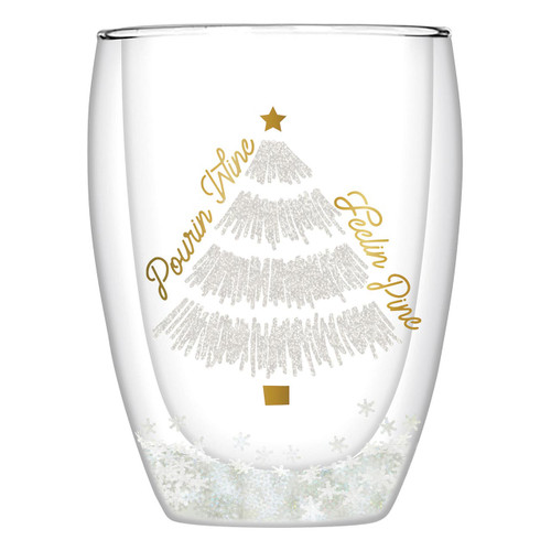 Double-Wall Stemless Glass - Feeling Pine