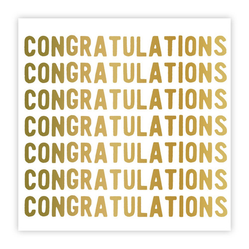 Beverage Napkins - Congratulations