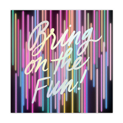 Thimblepress x Slant Foil Beverage Napkins - Bring On The Fun