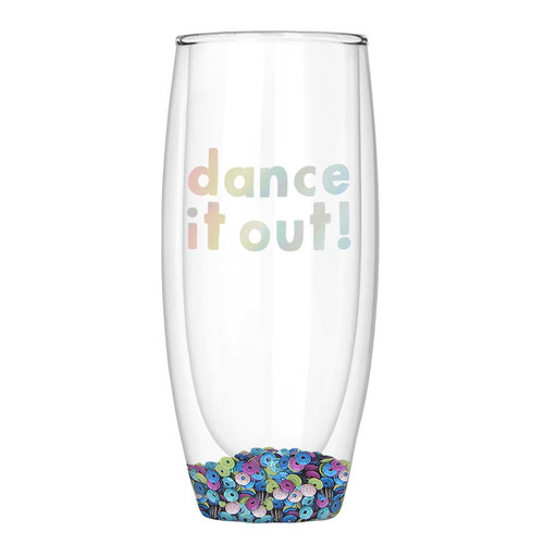 Thimblepress x Slant Double-Wall Champagne Glass - Dance It Out