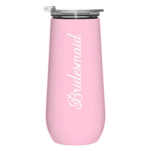 Stainless Steel Champagne Tumbler - Bridesmaid