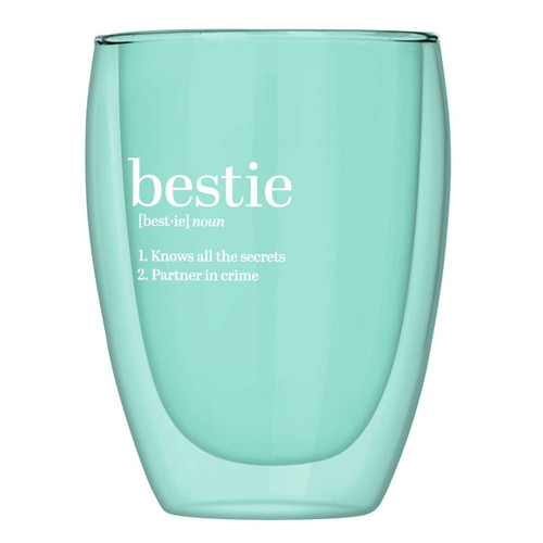 Double-Wall Stemless Glass - Bestie