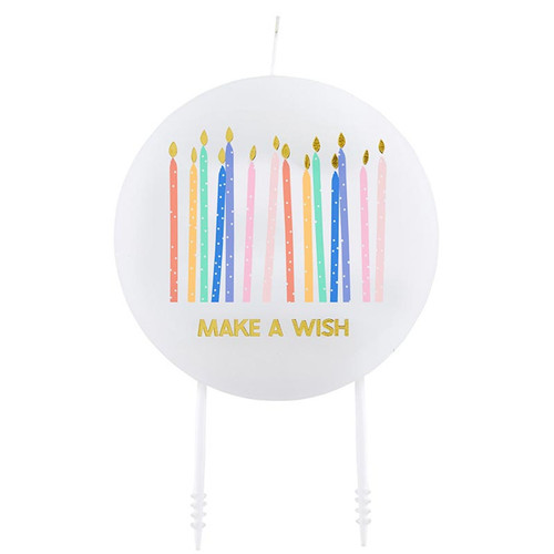 Shaped Cake Candle - Make a Wish