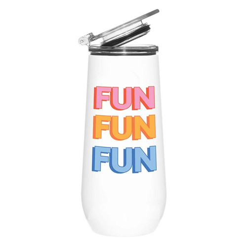 Stainless Steel Champagne Tumbler - Fun Fun Fun