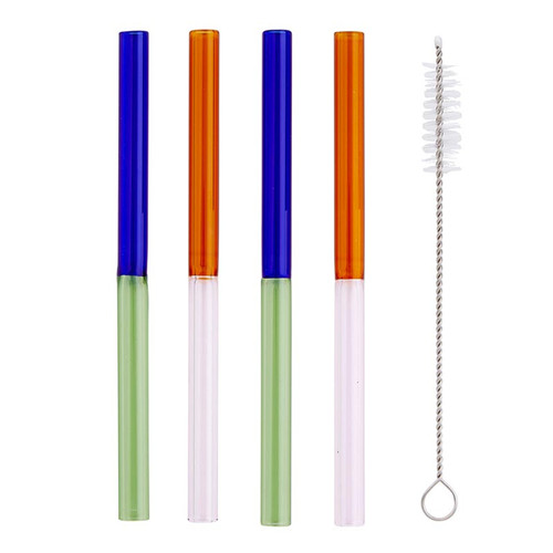 Glass Straws - Cocktail - Multi