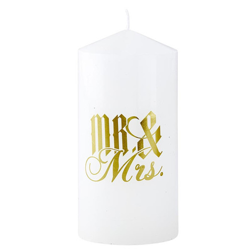 Pillar Candle - Mr. & Mrs. Boho