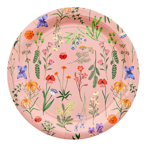 Paper Plate - Boho Flowers