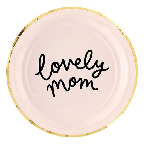 Foil Paper Plates - Lovely Mom