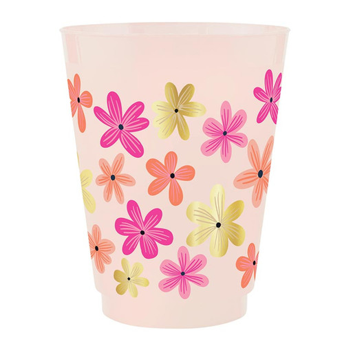 Frost Cup - Floral Pattern